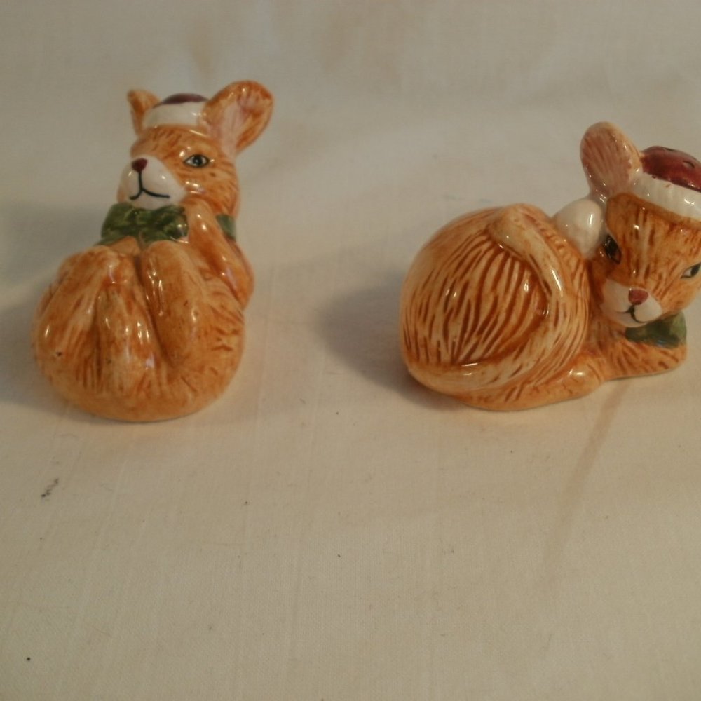 Christmas Mice Salt & Pepper Shakers